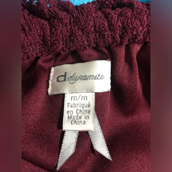 Dynamite Size M Strapless Waterfall Dress - Picture 4 of 5